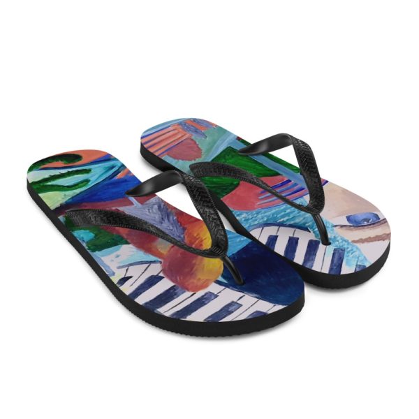 Colorful World Flip-Flops