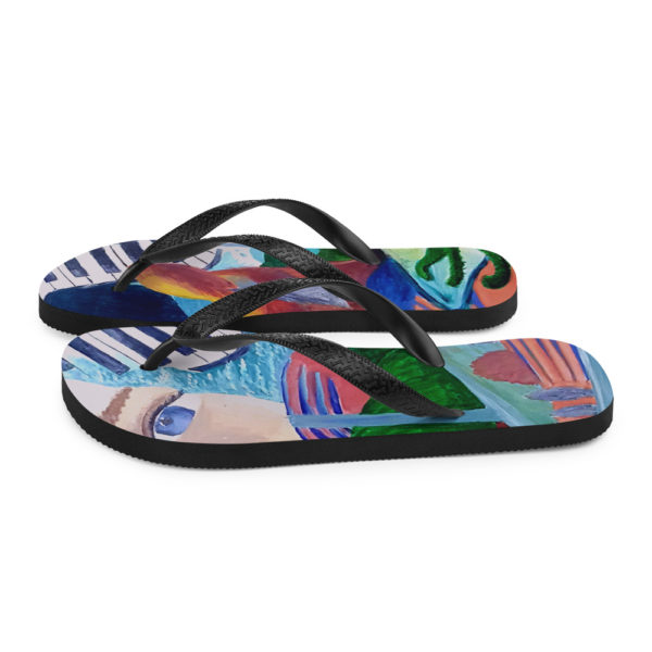 Colorful World Flip-Flops - Image 6