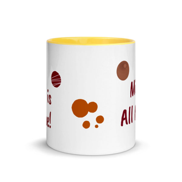 Boba Tapioca Mug with Color Inside